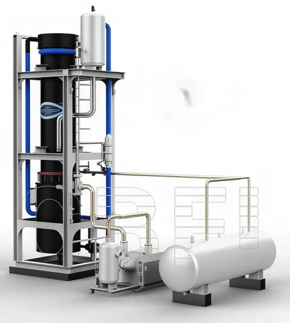 Máquina de gelo em tubo