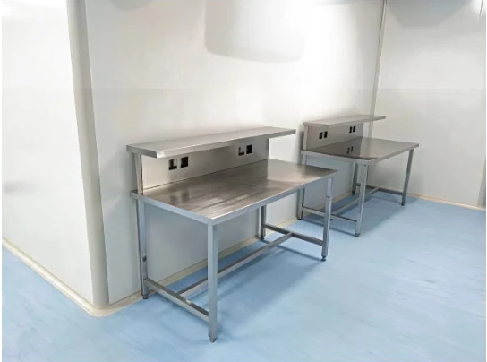 Estações de trabalho em inox