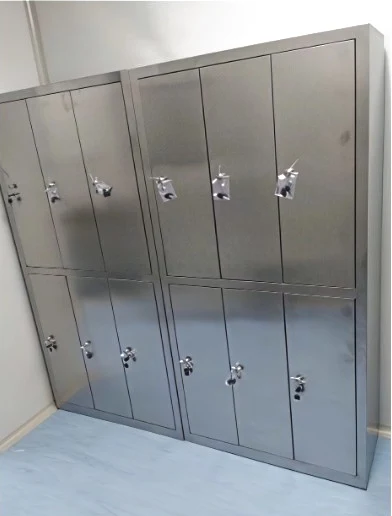 Armários de vestiário em inox